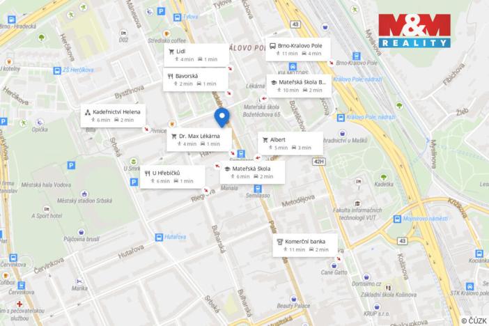 Prodej bytu 2+1, Brno - Královo Pole, Palackého třída, 54 m2