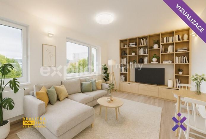 Pronájem bytu 2+kk, Zlín, Nad Stráněmi, 63 m2