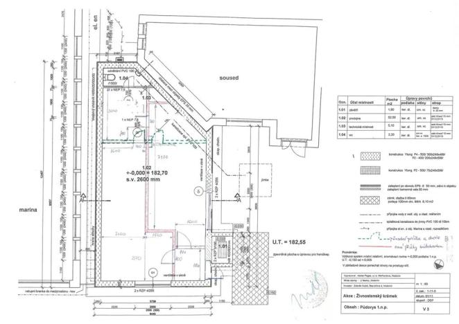 Prodej obchodního prostoru, Hodonín, Cihlářská čtvrť, 61 m2
