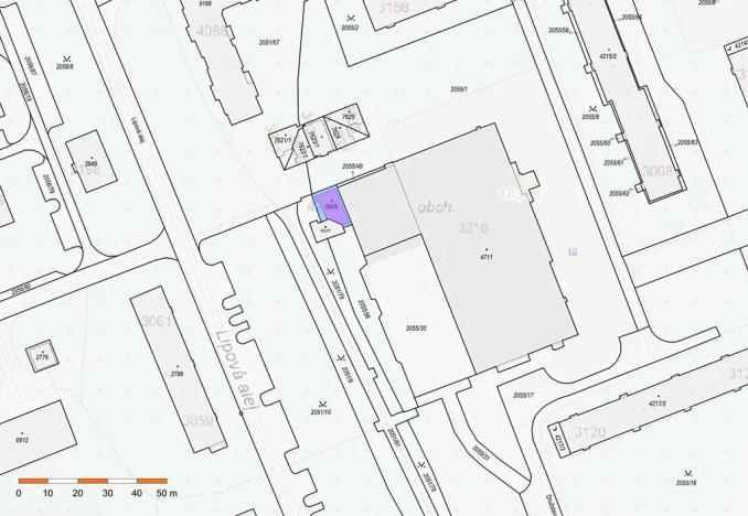 Prodej obchodního prostoru, Hodonín, Cihlářská čtvrť, 61 m2