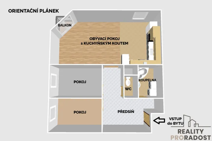 Prodej bytu 3+kk, Olomouc, Schweitzerova, 74 m2