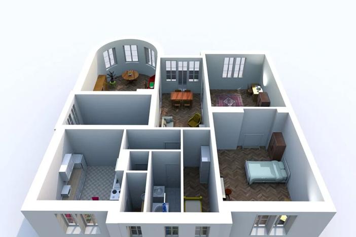 Pronájem bytu 4+1, Praha - Dejvice, Na pískách, 112 m2