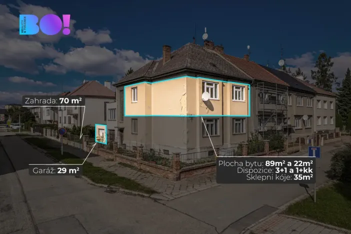 Prodej bytu 4+1, Prostějov, Vrlova, 111 m2