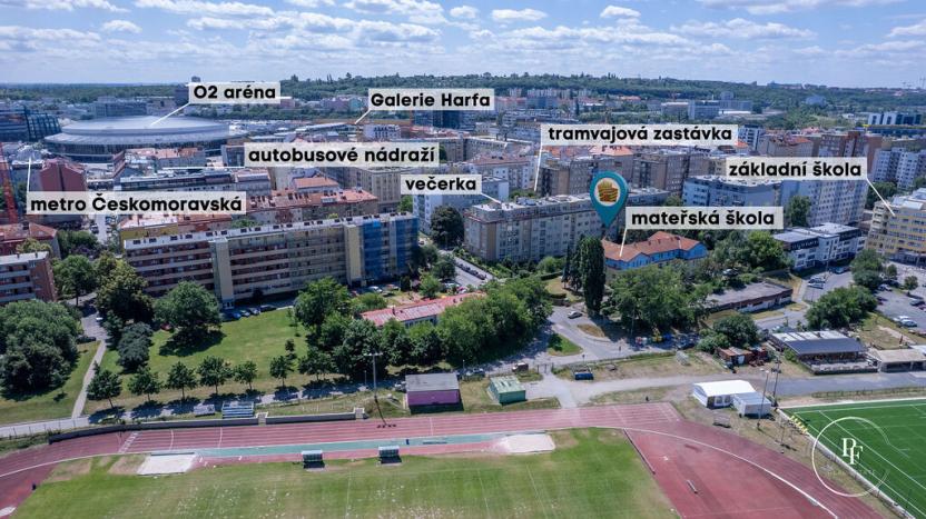 Pronájem bytu 2+kk, Praha - Libeň, Čihákova, 46 m2