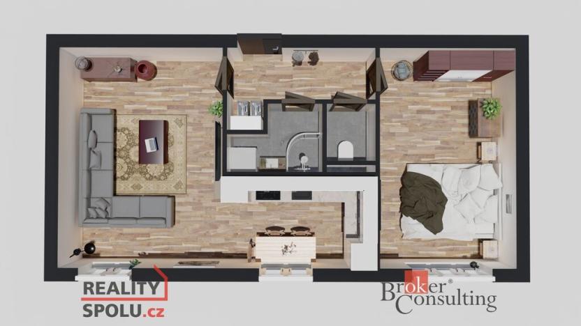 Prodej bytu 2+kk, Bruntál, Dr. E. Beneše, 49 m2