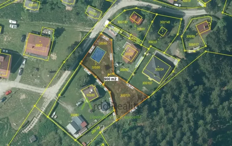 Prodej pozemku pro bydlení, Frymburk, 900 m2