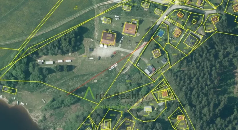 Prodej pozemku pro bydlení, Frymburk, 900 m2