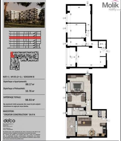 Prodej bytu 3+kk, Golem, 88 m2