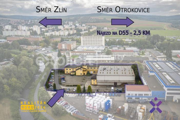 Prodej skladu, Zlín - Malenovice, třída 3. května, 3394 m2