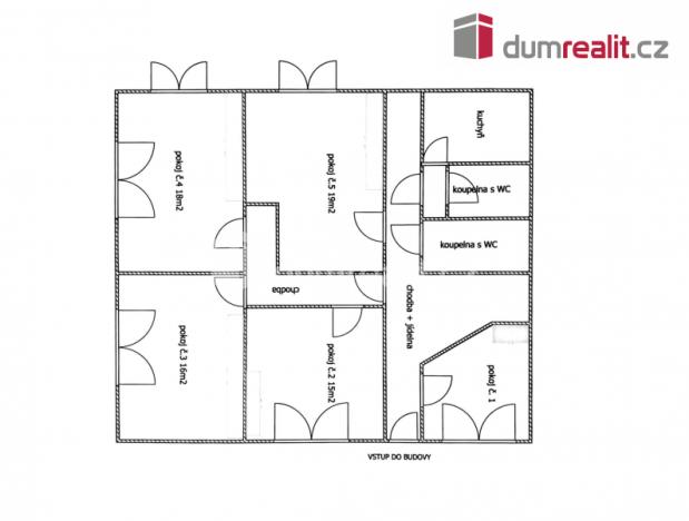 Pronájem bytu 1+kk, Břeclav, Na Hrůdách, 16 m2