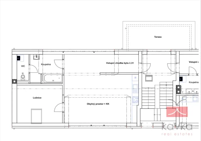 Pronájem bytu 2+kk, Humpolec, Masarykova, 74 m2