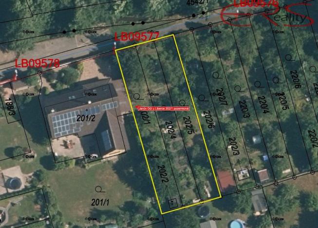 Prodej pozemku pro bydlení, Liberec, Husitská, 667 m2