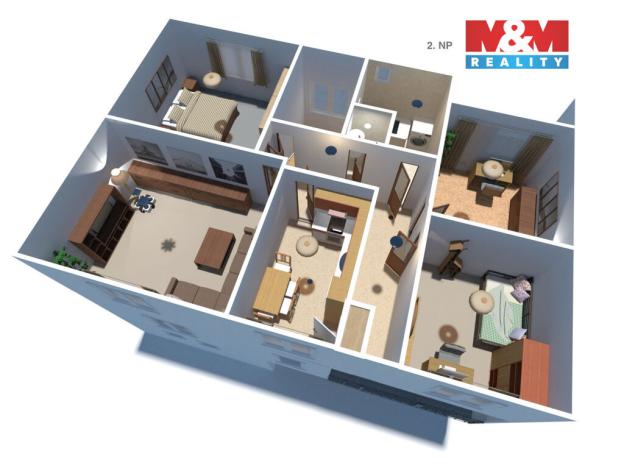 Prodej rodinného domu, Louny, Riegrova, 200 m2