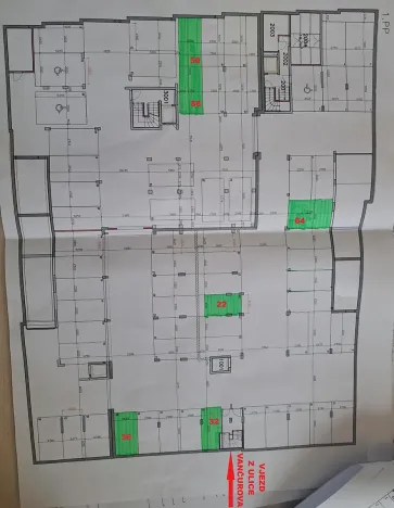 Prodej garážového stání, Brno, Táborská, 15 m2