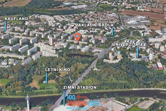 Prodej bytu 4+1, Pardubice, Kosmonautů, 69 m2