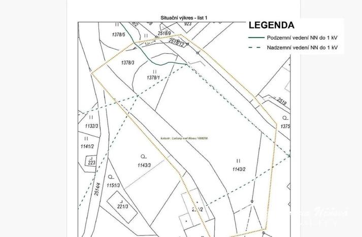 Prodej pozemku pro bydlení, Lučany nad Nisou, 1528 m2