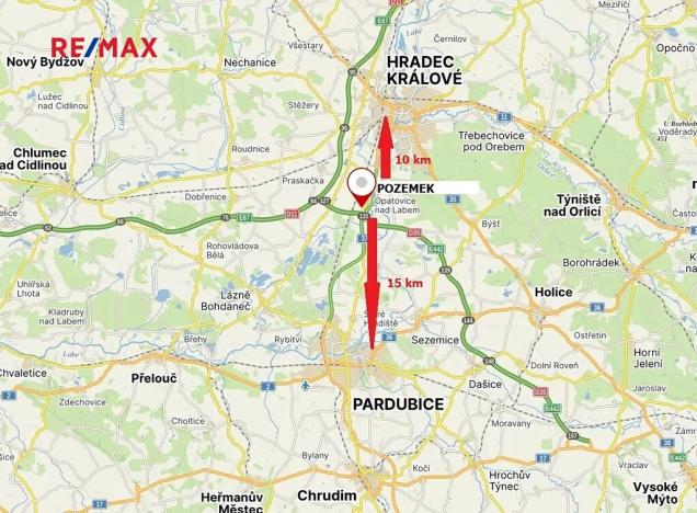 Prodej pozemku pro bydlení, Opatovice nad Labem, Kasárenská, 796 m2