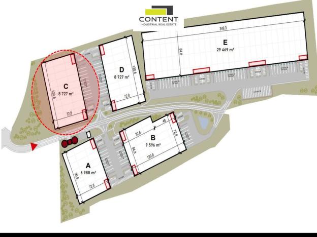 Pronájem skladu, Myslinka, 3500 m2