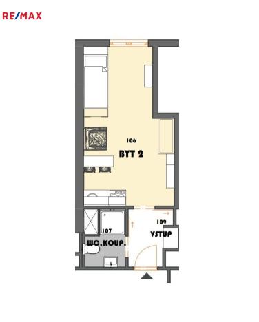 Pronájem bytu 1+kk, Havířov - Město, E. F. Buriana, 42 m2
