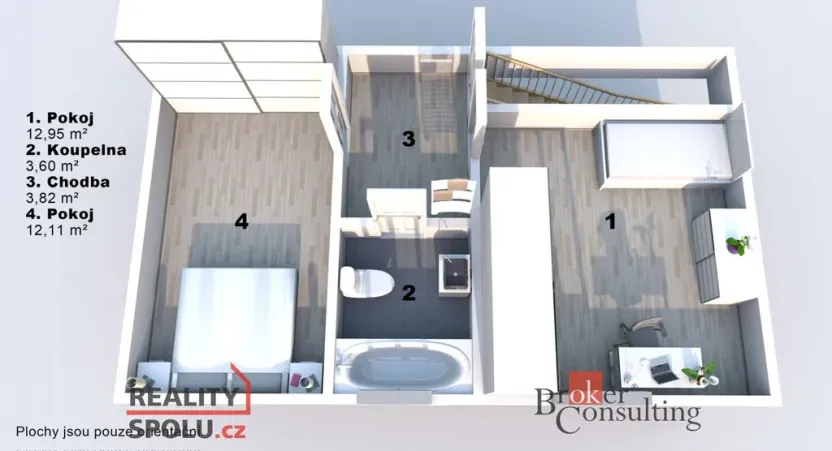 Prodej bytu 3+kk, Smiřice - Rodov, 102 m2