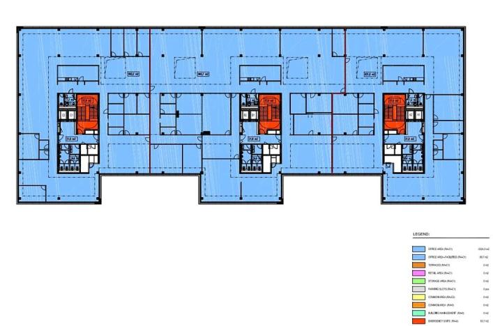 Pronájem kanceláře, Praha - Holešovice, Argentinská, 2400 m2