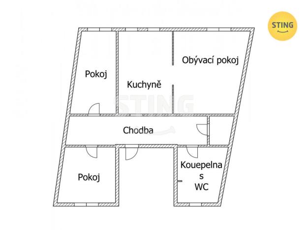 Prodej bytu 3+kk, Skuteč, Boženy Němcové, 72 m2