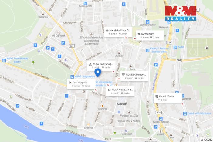 Prodej bytu 3+1, Kadaň, Komenského, 76 m2