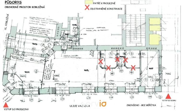 Pronájem obchodního prostoru, Brno, Kobližná, 128 m2
