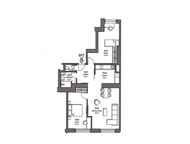 Pronájem bytu 3+kk, Praha - Dejvice, Wuchterlova, 85 m2