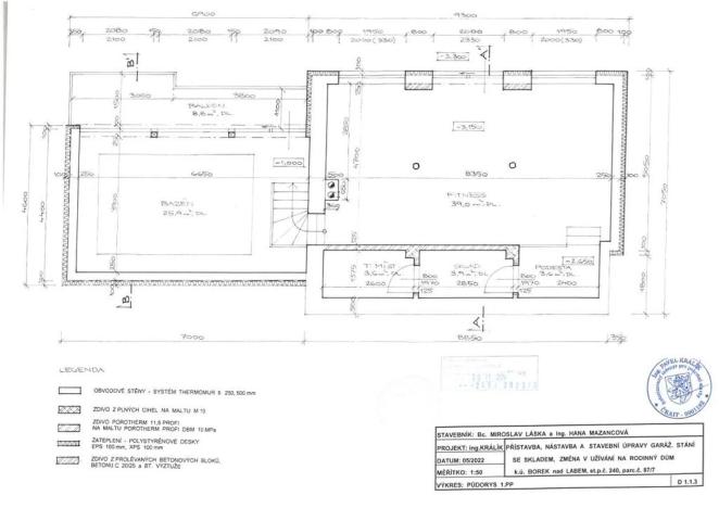 Prodej pozemku pro bydlení, Borek, 1263 m2
