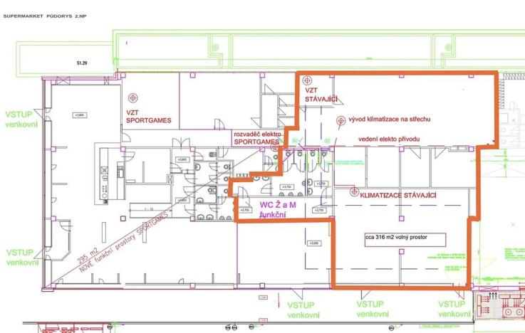 Pronájem obchodního prostoru, Jičín, 316 m2