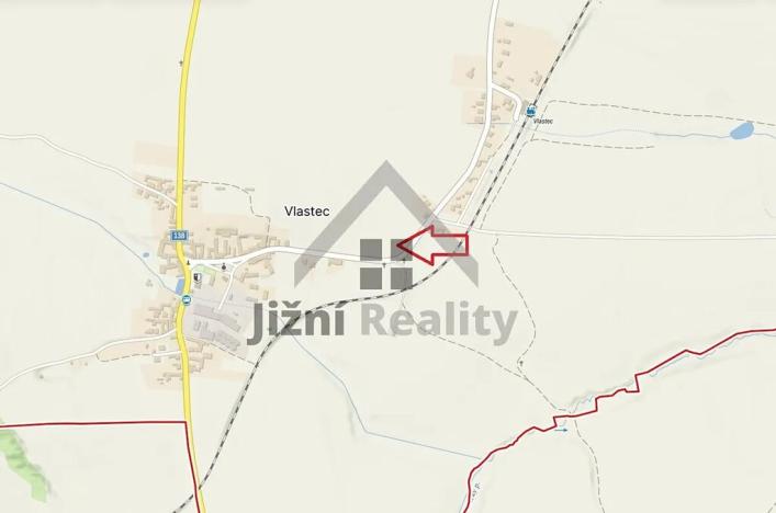 Prodej pozemku pro bydlení, Vlastec, 1043 m2