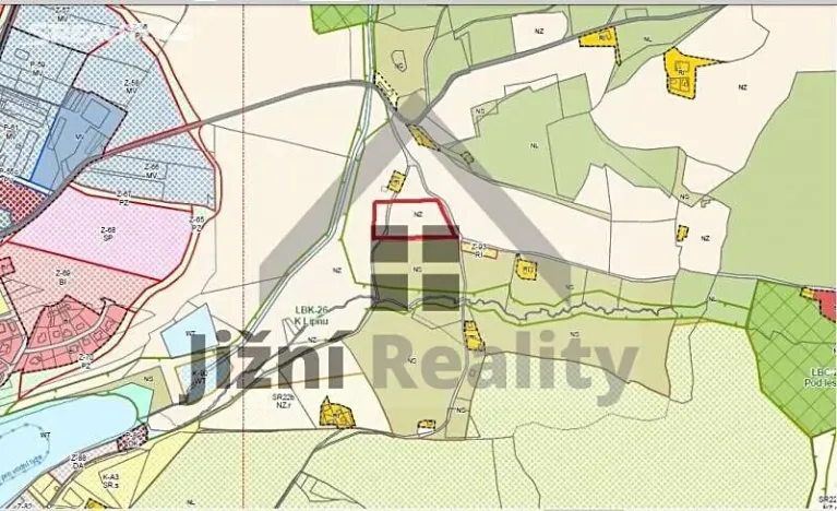 Prodej zahrady, Frymburk, 4266 m2