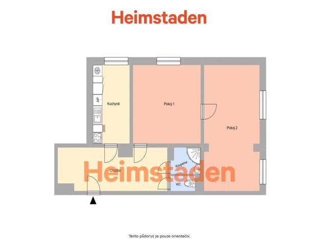 Pronájem bytu 2+1, Ostrava - Poruba, náměstí Boženy Němcové, 61 m2