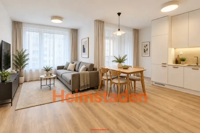 Pronájem bytu 2+kk, Praha - Holešovice, U Pergamenky, 54 m2