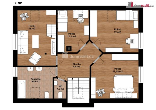 Prodej rodinného domu, Bystřice - Líšno, 168 m2