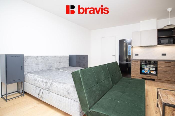 Pronájem bytu 1+kk, Brno - Zábrdovice, Bratislavská, 36 m2