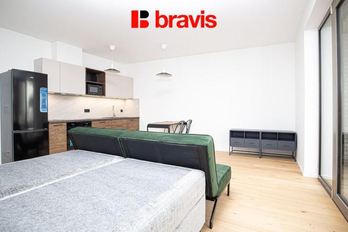 Pronájem bytu 1+kk, Brno - Zábrdovice, Bratislavská, 36 m2