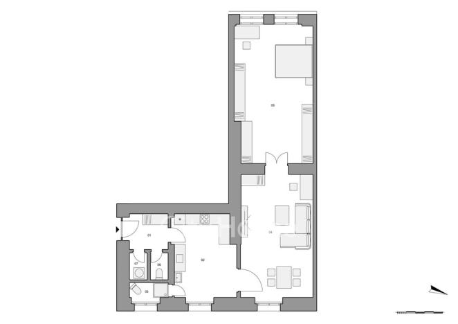 Prodej bytu 2+1, Praha - Karlín, Karlínské náměstí, 92 m2