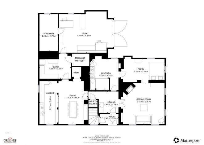 Prodej vícegeneračního domu, Okounov - Oslovice, 600 m2