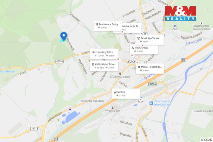 Prodej pozemku pro bydlení, Zdice, 832 m2