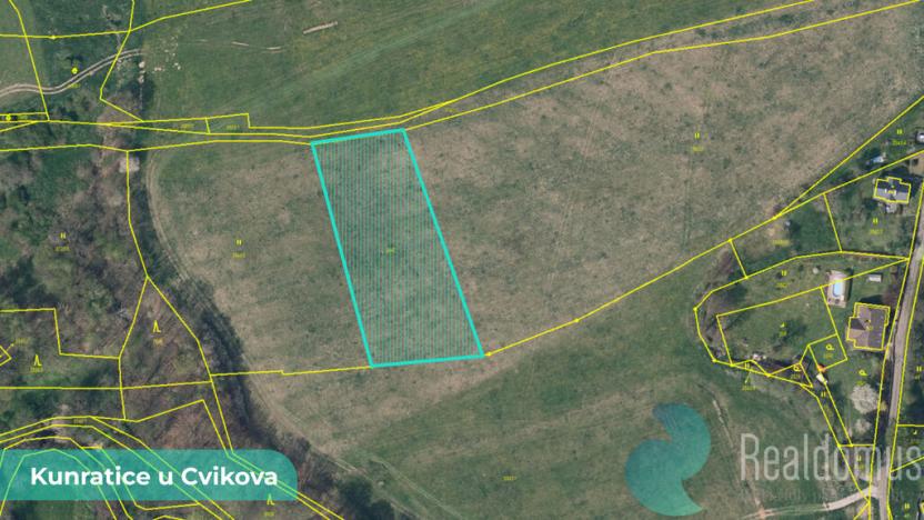 Prodej podílu 3/8 louky, Kunratice u Cvikova, 4157 m2