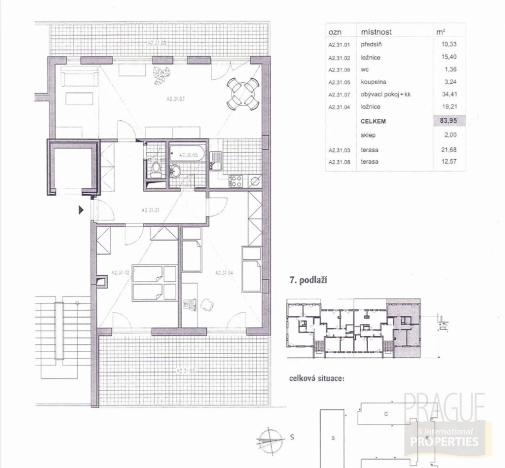 Prodej bytu 3+kk, Praha - Michle, Elektrárenská, 118 m2
