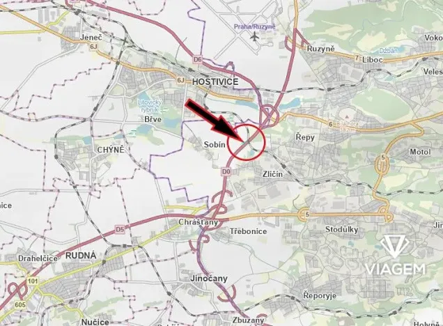 Prodej pole, Praha - Zličín, 3596 m2