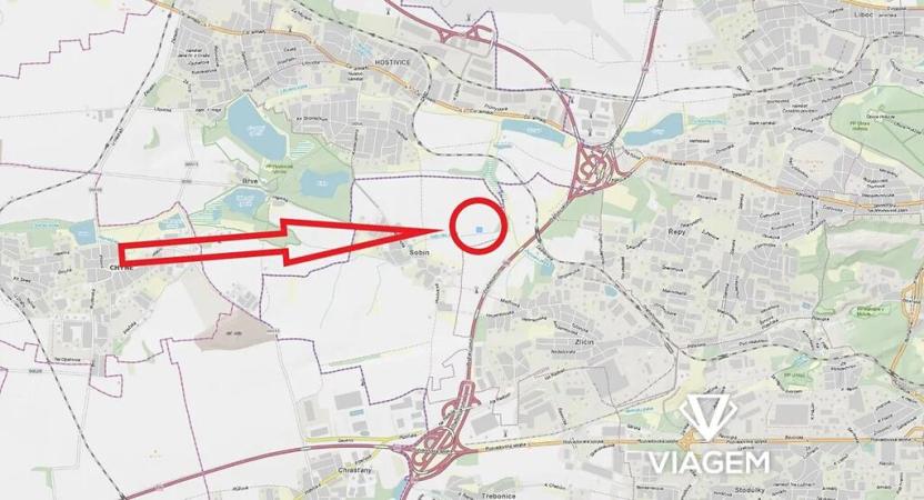 Prodej pole, Praha - Sobín, 2907 m2