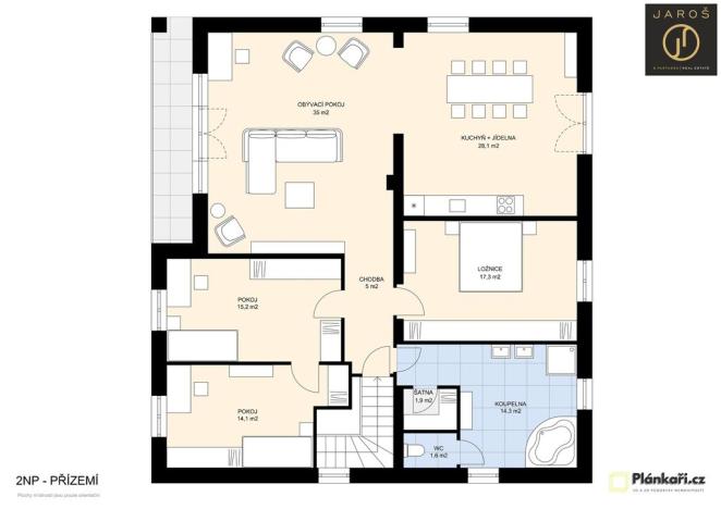 Prodej rodinného domu, Dobříš, 206 m2