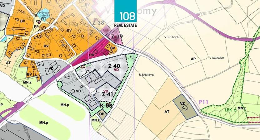 Prodej komerčního pozemku, Strančice, 7647 m2