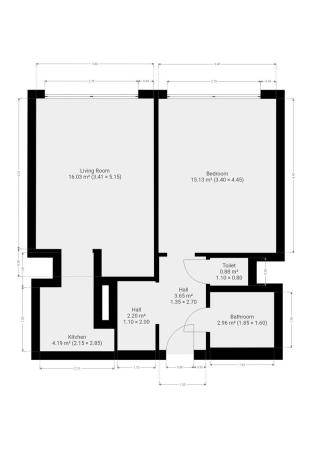 Pronájem bytu 1+1, Praha - Háje, Bajkonurská, 45 m2