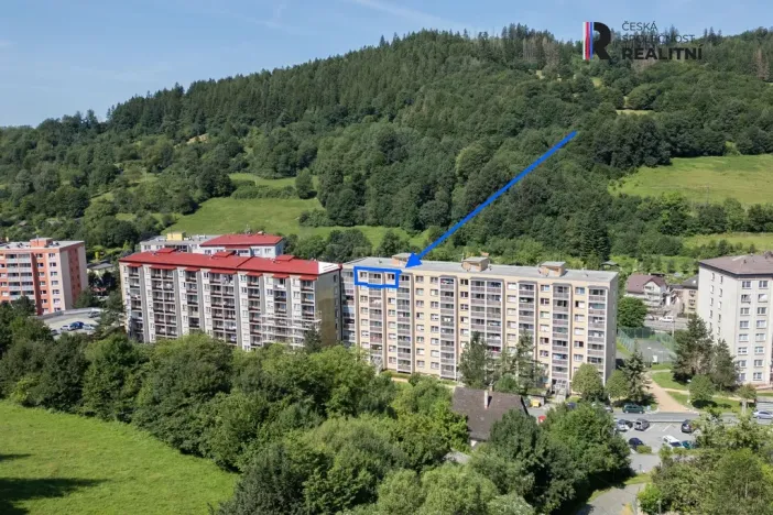 Pronájem bytu 2+1, Vsetín, Dolní Jasenka, 43 m2