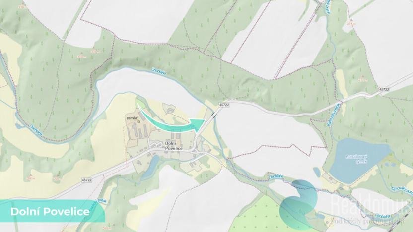 Prodej louky, Bohušov - Dolní Povelice, 1940 m2